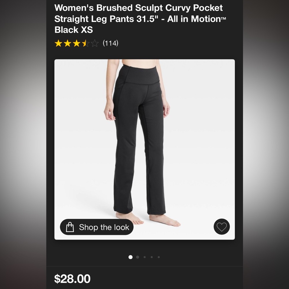 Yoga Pants w Pocket